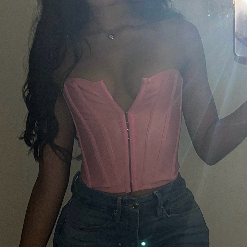 Pink Corset Top